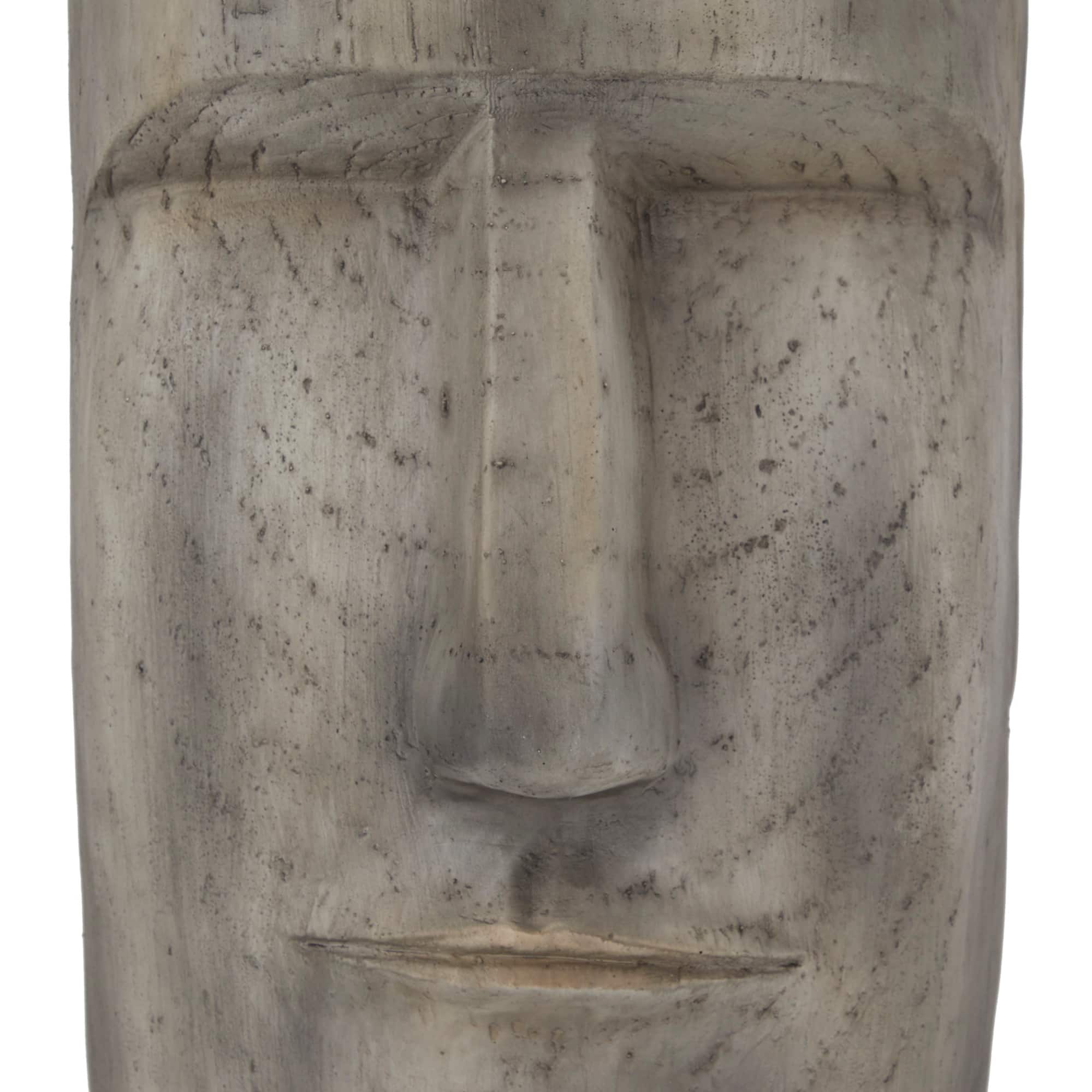 Brown Contemporary Planter, 12" x 14" x 24"
